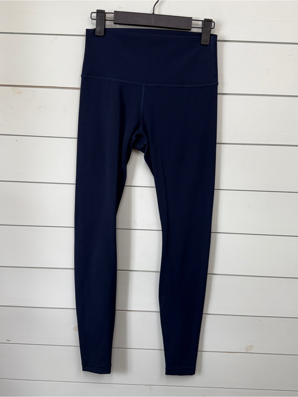 Lululemon wunder under high rise leggings 28" navy blue women's size 6